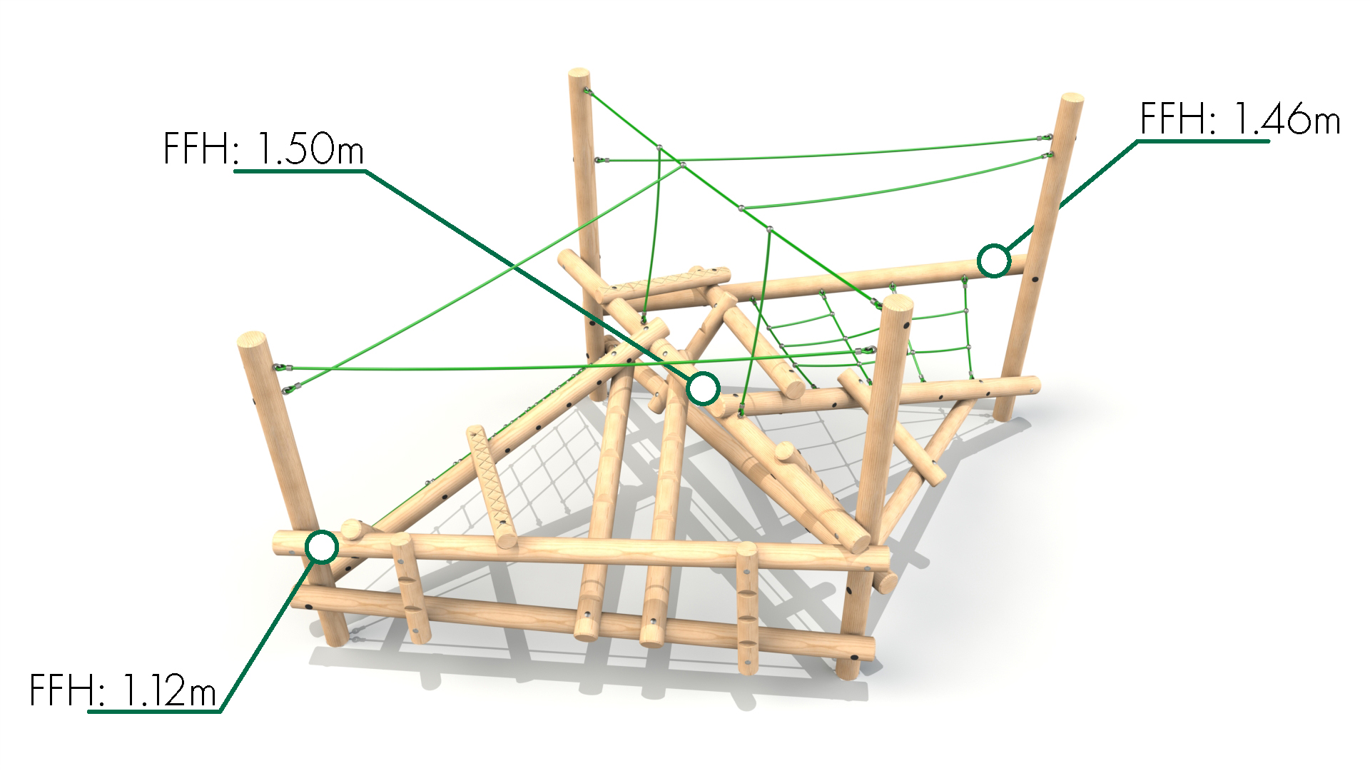 Clamber Stack Mezzo Climbing Frame