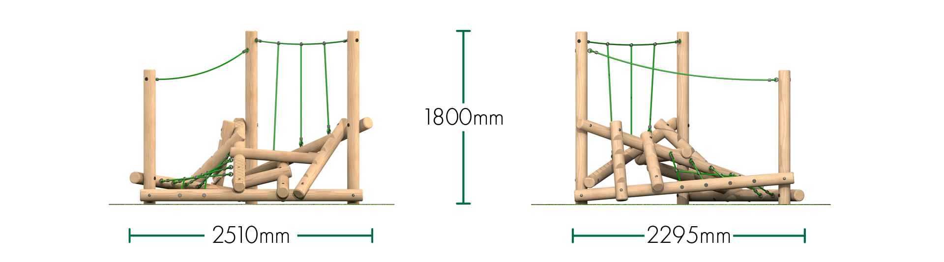 Clamber Stack Midi Climbing Frame