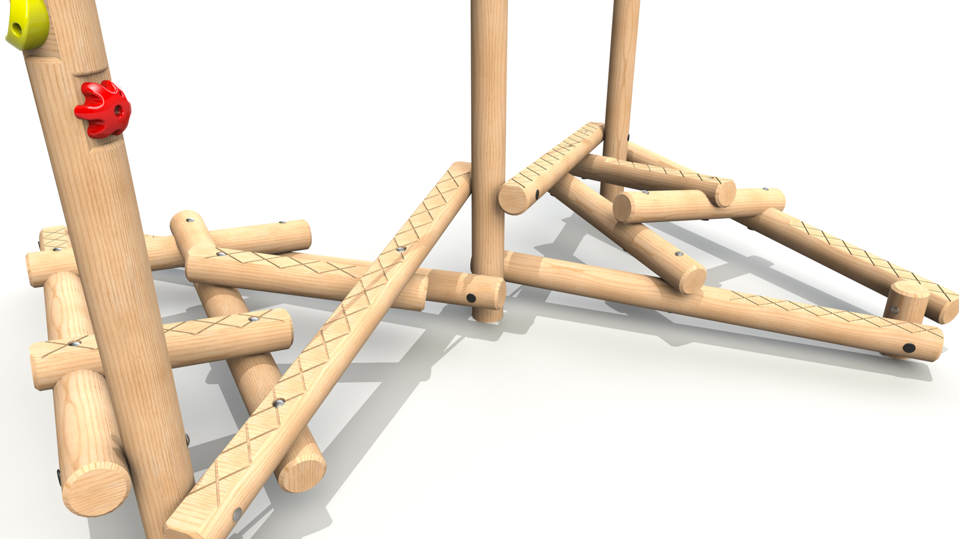 Clamber Stack Sorella with Ropes Climbing Frame