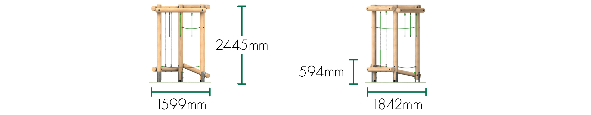 Triplay Challenge Climbing Frame 1 - Option 3