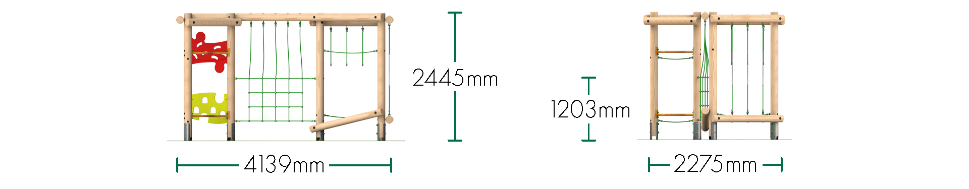 Triplay Challenge Climbing Frame 3 - Option 3