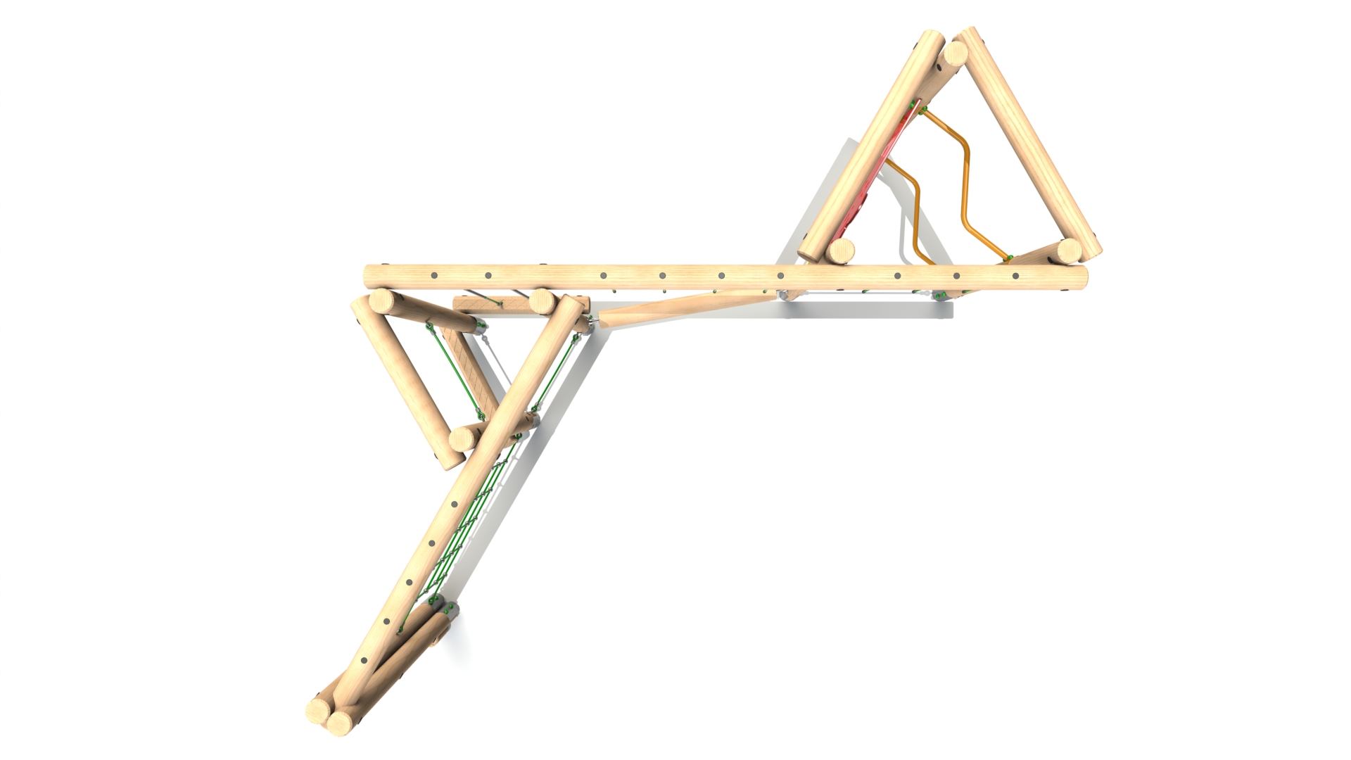 Triplay Challenge Climbing Frame 4 - Option 1